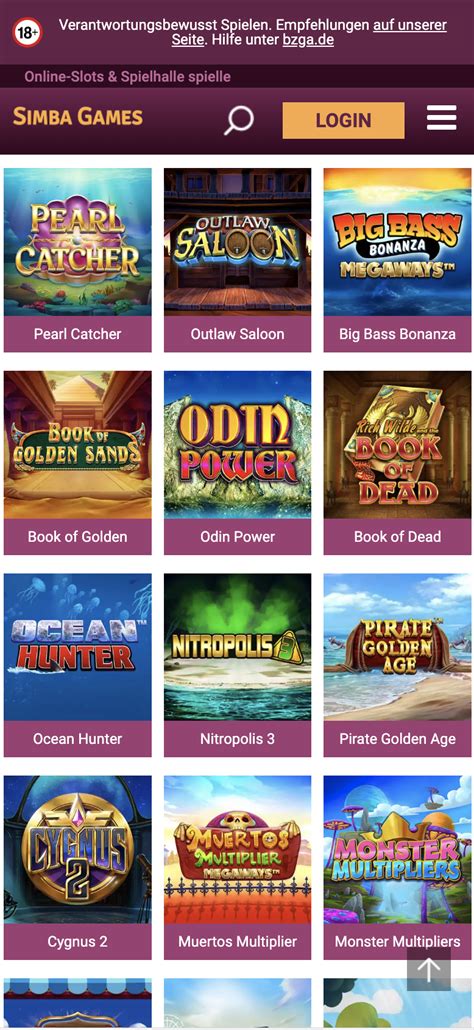 simba games online casino review